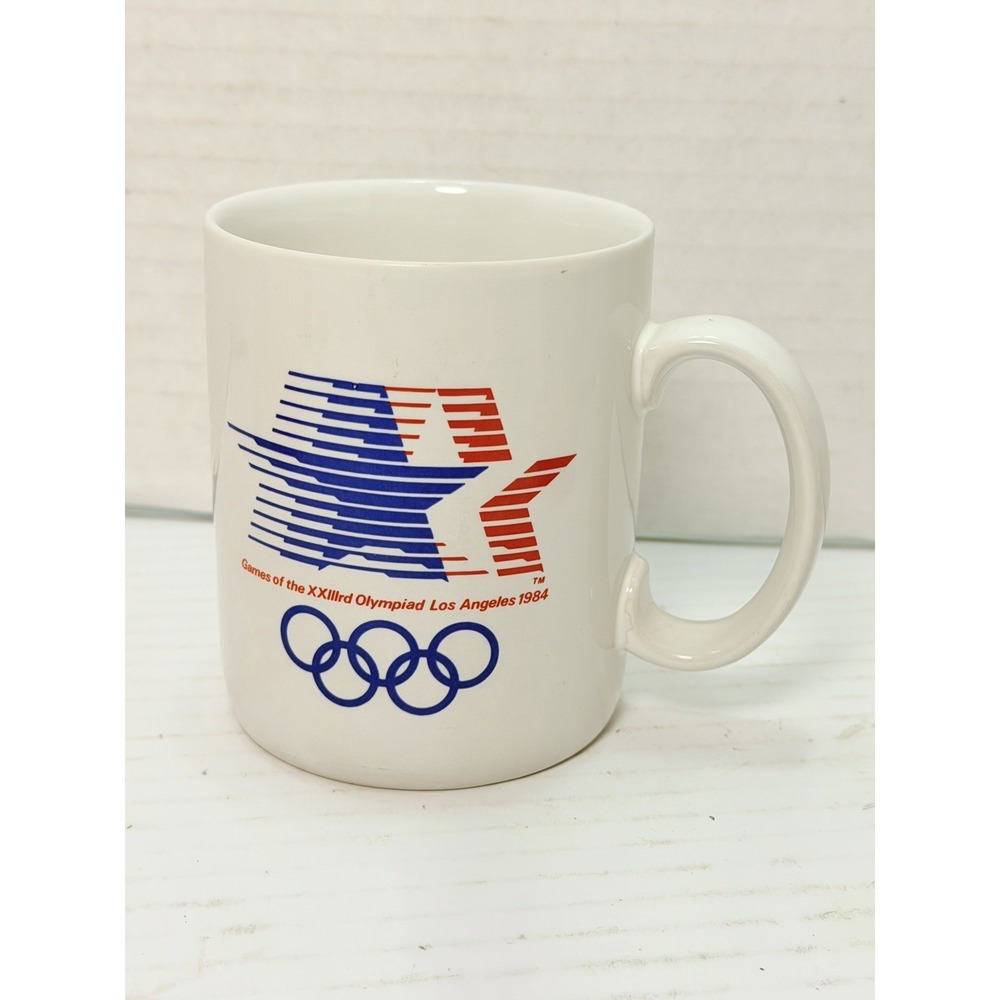 Vintage 1984 Los Angeles Olympics Mug XXIII Olympiad‎ LAOOC Papel Cup